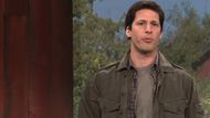 Samberg spoofed the Ted actor in Season 34 (Image via YouTube/ Saturday Night Live & NBC)
